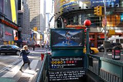 New York City Times Square 01B Subway Station Exit Looking North.jpg